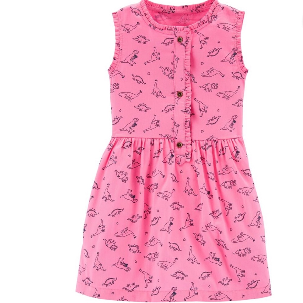Carter’s 2T Dinosaur Sateen Dress
